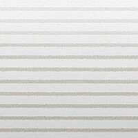 White venetian slat from the LINES collection with fine grey horizontal stripes – a timeless and elegant design for interior blinds.
