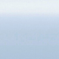 Venetian blind slat from the DIM collection with a gradient from sky blue to light cool blue. The surface appears soft and airy.