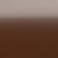 Venetian blind slat from the DIM collection with a gradient from light to chocolate brown. Smooth surface with deep colour effect.