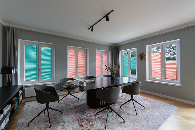 Ambiente Plissee in RAL Farben