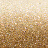 Close-up of a gold venetian blind slat with a highly textured and glossy surface