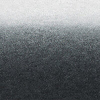 Close-up of an anthracite venetian blind slat with a fine textured aluminium surface