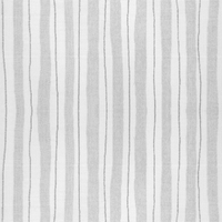 Pleated fabric with vertical, irregular stripe pattern in white and grey